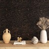 FunStick Bronze Black Concrete Wallpaper Peel and Stick Textured Metallic