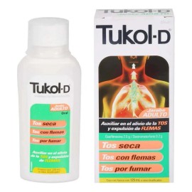 Jarabe Para La Tos Tukol-d Adulto 2 Pzas Con 125 Ml