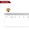 sourcing map 40pcs 8mm Precision Solid Brass Bearing Balls for
