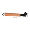 KICHOUSE 2pcs Beech Wood Wok Handle Scald-proof Pot Handle Detachable