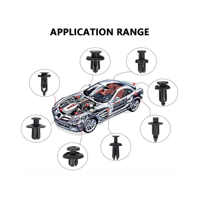Tuqiang 650 Pieces Car Mounting Clips, Universal Door Trim Mounting