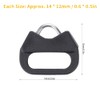Acouto Lug Ring Camera Strap Triangle Split Ring Alloy Hook