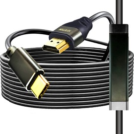 USB C to HDMI Adapter 30FT, USB C to HDMI Converter 4K30HZ USB C to HDMI Cable 1080P Active Male USB C-HDMI Out Lead Video Adattatore Cord for Computer,Laptop,Projector