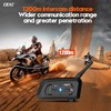 EJEAS Casco de motocicleta auriculares de walkie - talkie bluetooth,