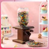 Maxdot 2 Pcs Wooden Candy Dispenser Machine Wood Cereal Storage