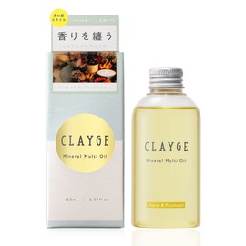 CLAYGE Mineral Multi Oil 150mL Floral & Patchouli Scent | Mineral Multi Oil FP Multi-Oil for Hair, Hands and Body Styling