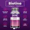 Biotina Colágeno Vitamina C 90 Cápsulas Flow Sin sabor