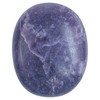 BEZAVO Lepidolite Oval Polished Palm Stone, Healing Crystal Reiki Worry