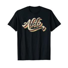 Aldo Name 70s Inspired Retro Vintage Distressed Design T-Shirt