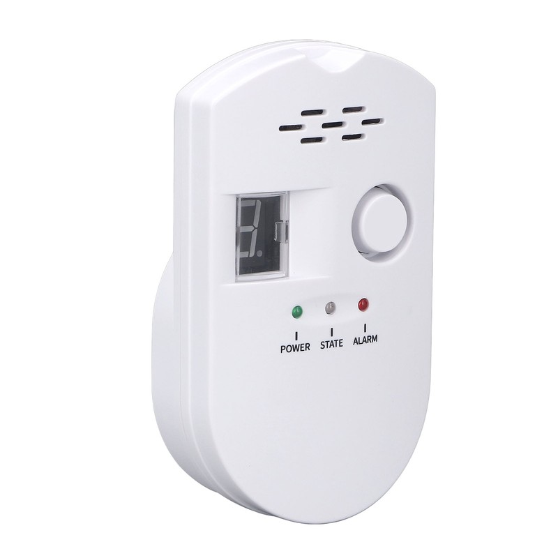 Natural Gas Detector Plug In Ultra Sensitive Digital Display Flammable