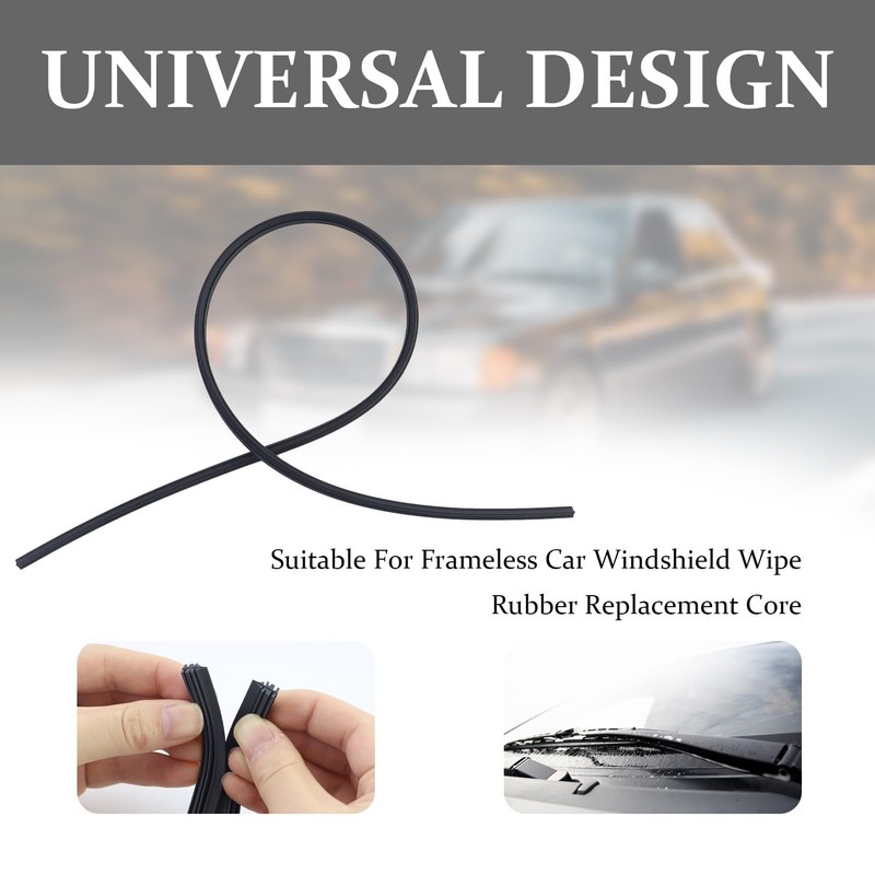 Pack of 6 32 inches 800 mm windscreen wiper replacement