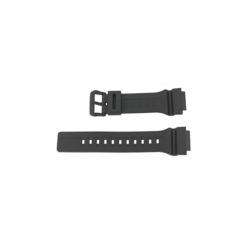 Replacement Strap for Casio Collection Resin Black for MCW-200H, Strap.