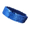 SOLUSTRE Elastic Sequin Headband Glitter Sports Hair Band 20s Hair
