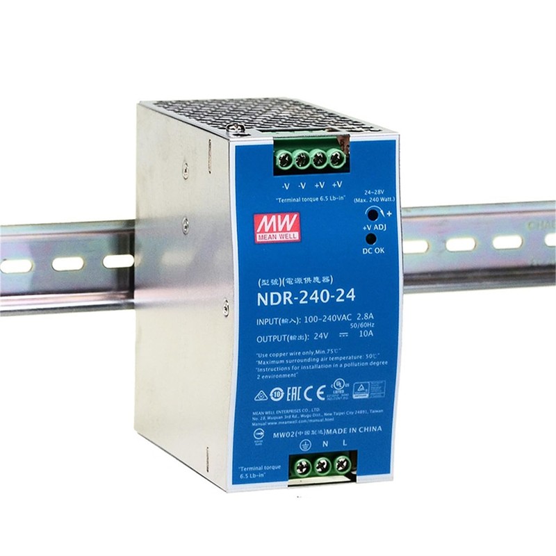 TorqCali NDR-240-24: Highly Efficient and Reliable 24VDC / 10A /