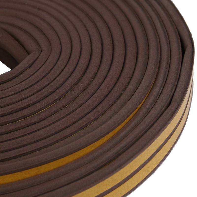 Stormguard EPDM Rubber P Profile Weatherstrip Seal Brown 20 metres