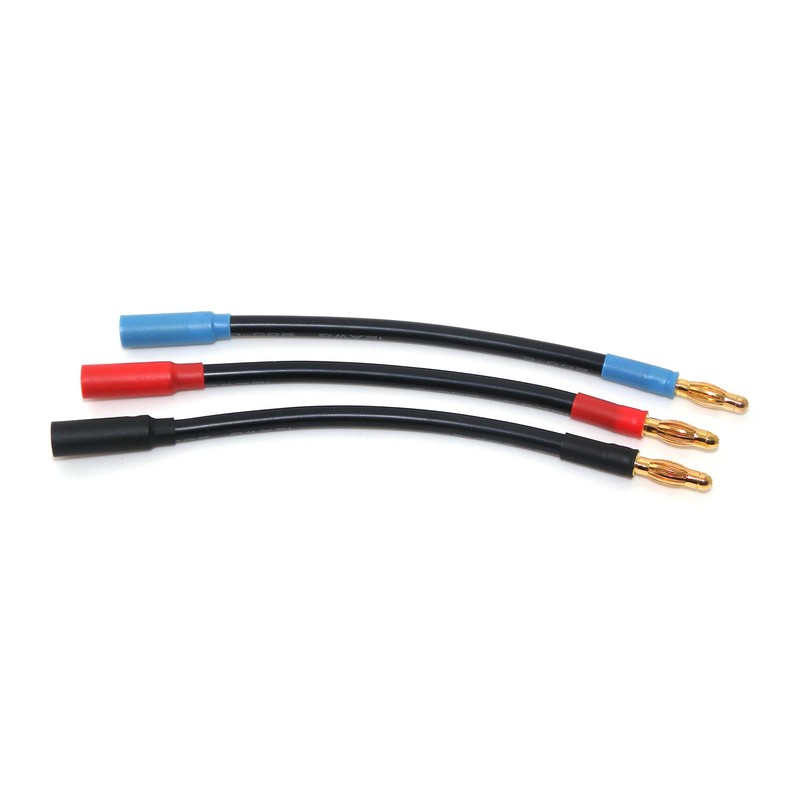 4mm Male to 5mm Female Bullet Connector ESC Extension Lead,