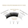 EMEDA Self-Fanning Volume Eyelashes, Colourful Pink, 0.07 mm, D Curl,
