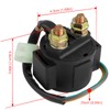 LOCOPOW Starter Relay Magnetic Switch for Kymco KXR MXU 150