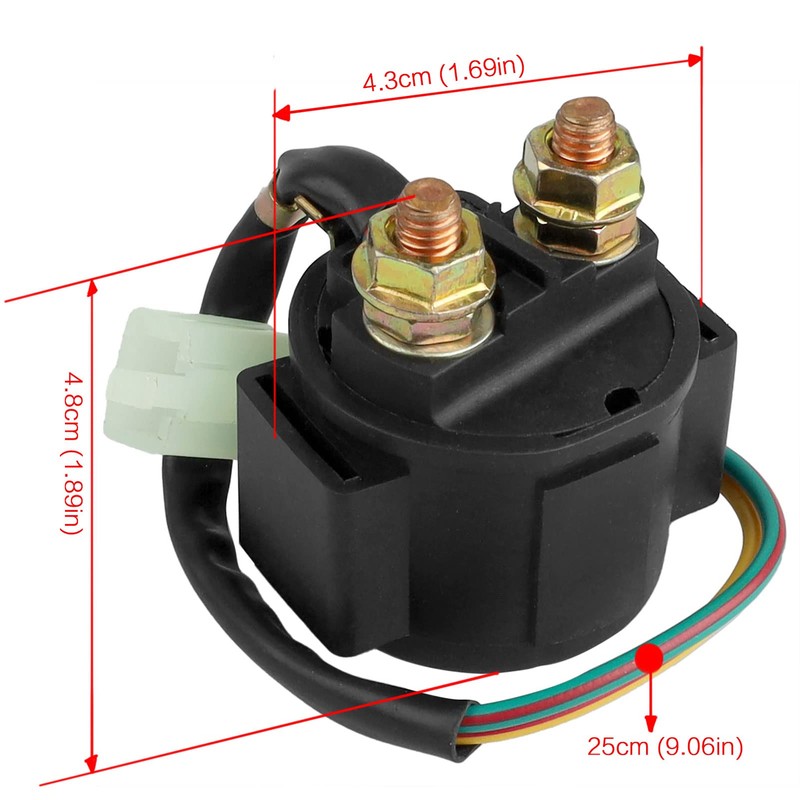 LOCOPOW Starter Relay Magnetic Switch for Kymco KXR MXU 150