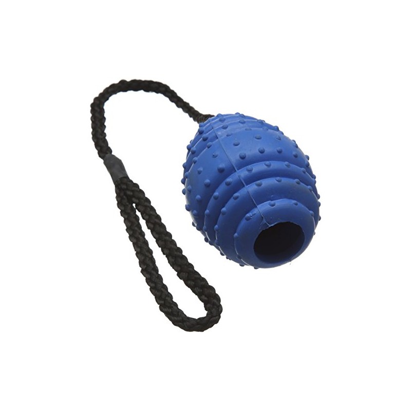 Classic Pet Products Rubber Oval Ball on a Rope, Large,
