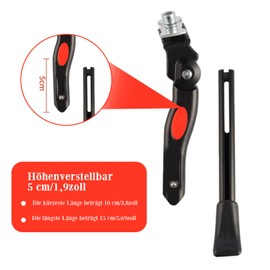 Katomi Universal Bicycle Stand - Bicycle Holder, Bicycle Parking Stand, Bicycle Stand for 20-26 Inches, Indoor & Outdoor, Stable & Height Adjustable, for Mountain Bike, Road Bike, Children's Bicycle