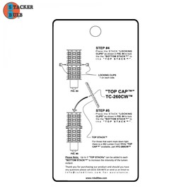 STACKER-BULB TC-260CW Top Stack RV LED Replacement EMI Free Vented Bulb, Fits All Top-Stacks™ & Base-Stacks™, 260 Lumen 9-16 Volts Cool White, UPGRADABLE