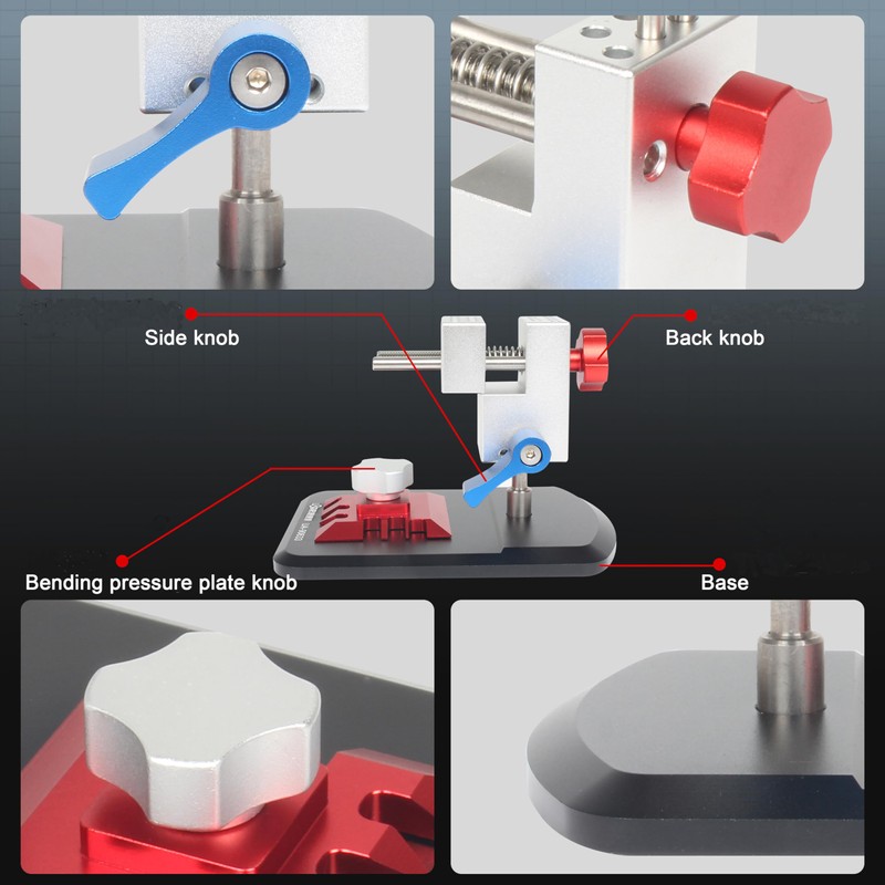 XUNKUANER Multi functional Precision Bench Vise Clamp for Model Building