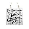 I'm Dreaming of a White Christmas Printed Handmade Wood Christmas