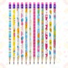 Kesote 24 Pack Easter Pencils Bulk 12 Patterns Easter Pencil