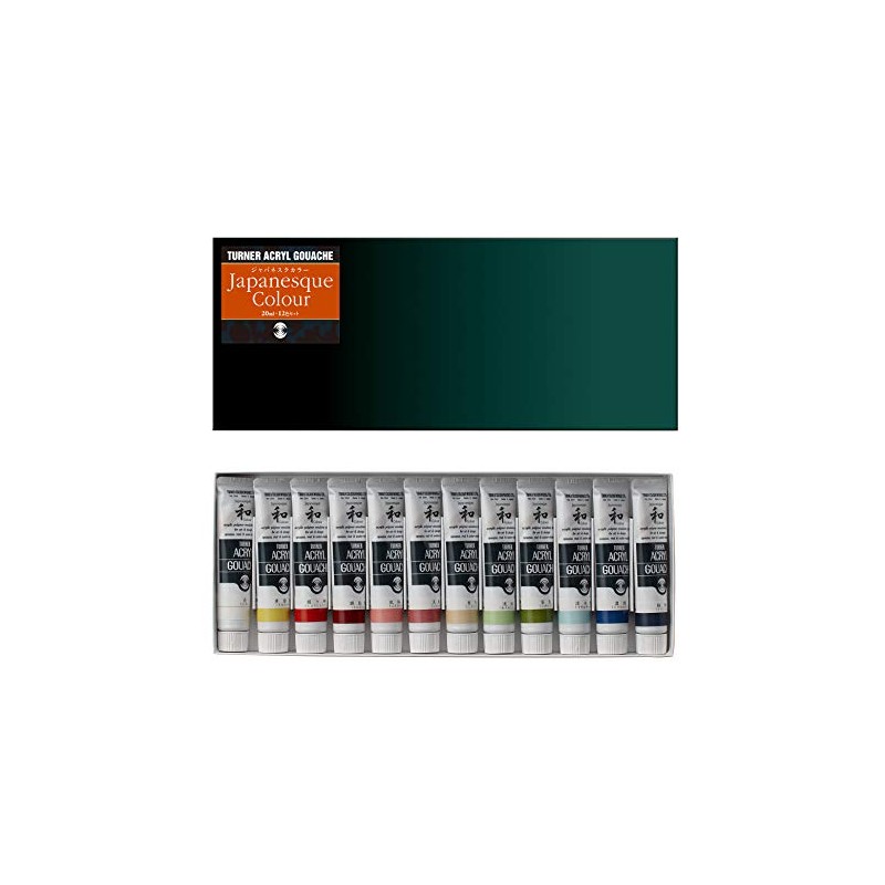 ターナー色彩 アクリルガッシュ ジャパネスクカラー ジャパネスク12色セット AGJ2012C 20ML(6号)