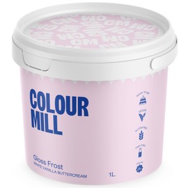 Colour Mill Gloss Frost White Buttercream, 1 Liter (2.2LBS)