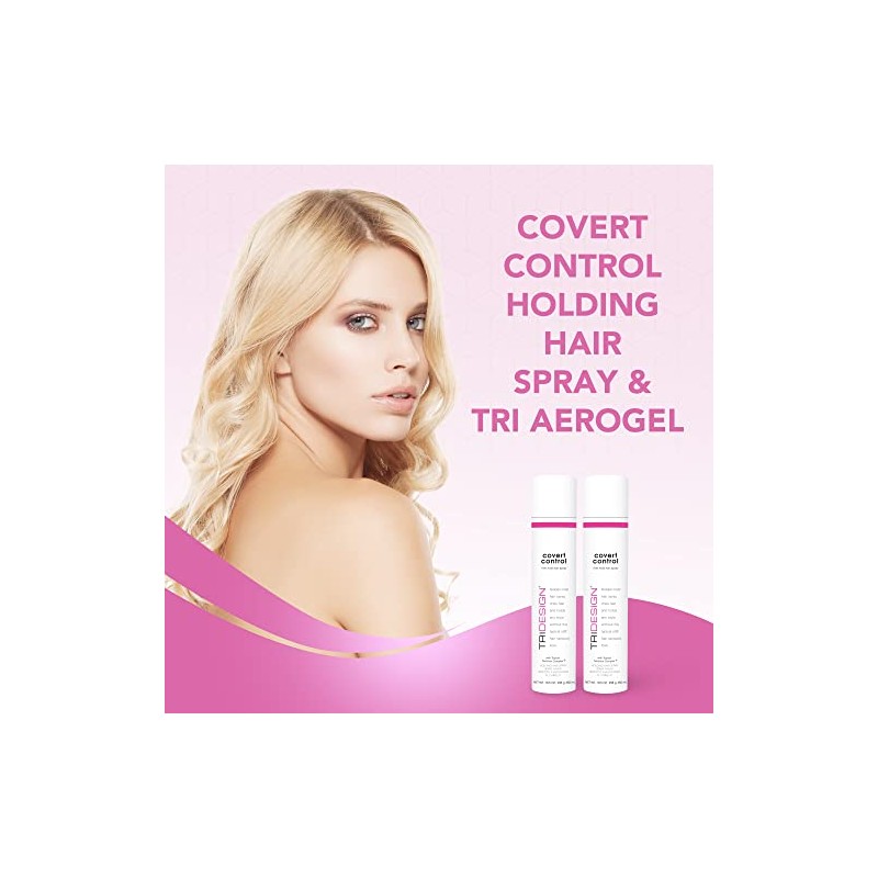 TRI Design Covert Control - Fast-Drying Hairspray for Women &