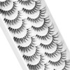 Clear Band False Eyelashes, D Curl, Russian Stripes, False Eyelashes,