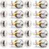 Probrico Single Cylinder Deadbolt for Exterior Door with Different Keys,