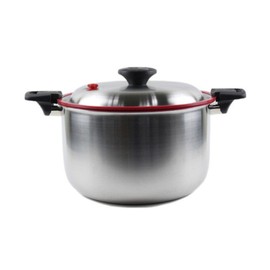 [Queen Sense] Shiny barrel 5-layer induction vacuum low pressure bear pot / [퀸센스] 샤이니 통 5중 인덕션 진공 저압 곰솥