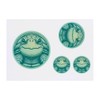 4 x 'Cute Smiling Turtle' Temporary Tattoos - Water Resistant,