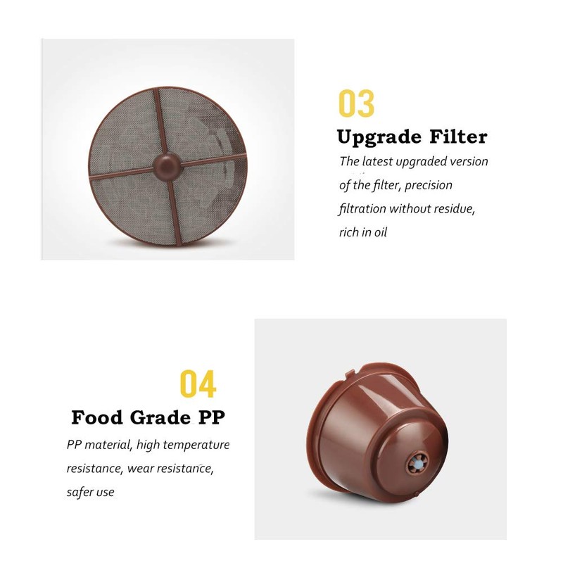 i Cafilas Refillable Coffee Capsule Reusable Pod Espresso Coffee Filter