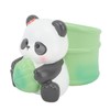 Panda Bamboo Pen Holder Cute Shape Large Capacity Resin Multipurpose