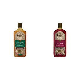 Tío Nacho Shampoo HERBOLARIA MEXICANA, Fortalecimiento Capilar, Jalea Real e Ingredientes Milenarios + Shampoo ANTI CAÍDA GINSENG, Cabello más sano y sedoso, rejuvenecimiento capilar 415 ml