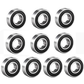 10 Pack Deep Groove Ball Bearing Double Side Rubber Sealed Deep Groove Ball Bearings 8mm x 19mm x 6mm