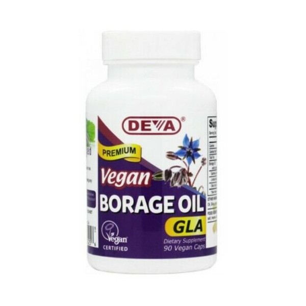Vegan Borage Oil 90 vcaps by Deva Vegan Vitamins