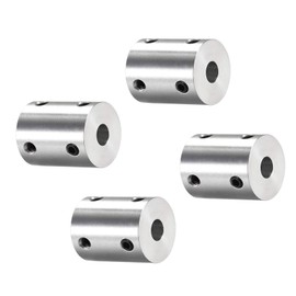MACHSWON 4PCS Coupling 5mm to 10mm Bore Couplers L25XD20 Shaft Coupler Connector Joint Motor Accessories for Encoder 3D Printer CNC Machine DIY