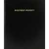 BookFactory Investment Property Log Book/Journal/Logbook - 120 Page, 8.5''x11'', Black