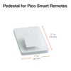 Lutron Caseta Smart Lighting Pedestal for Pico Remote, L-PED1-WH, White