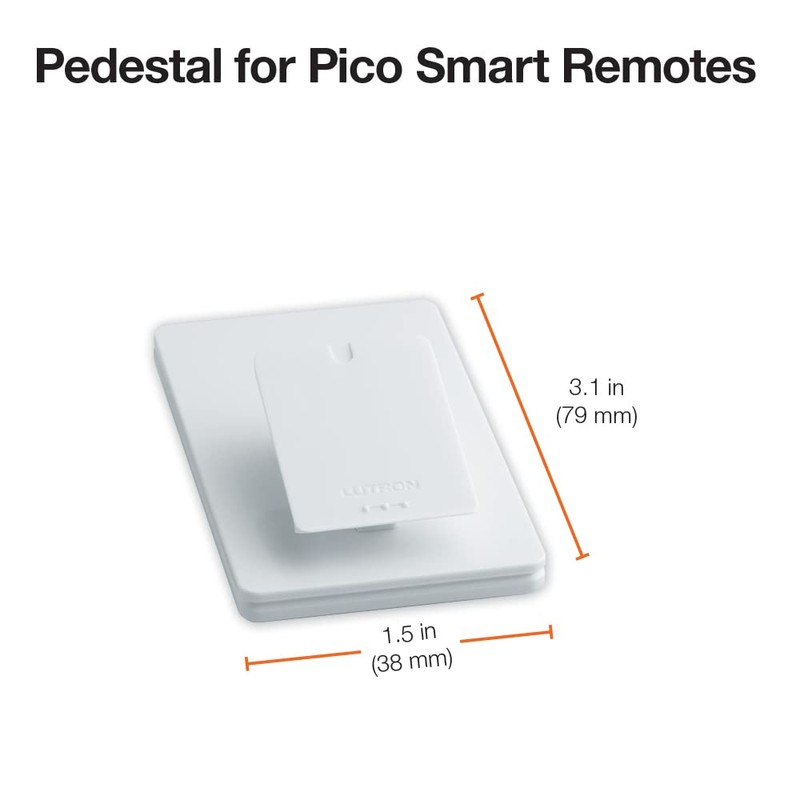 Lutron Caseta Smart Lighting Pedestal for Pico Remote, L-PED1-WH, White