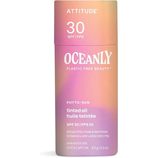 ATTITUDE Oceanly Tinted Oil Stick with SPF 30, Made in