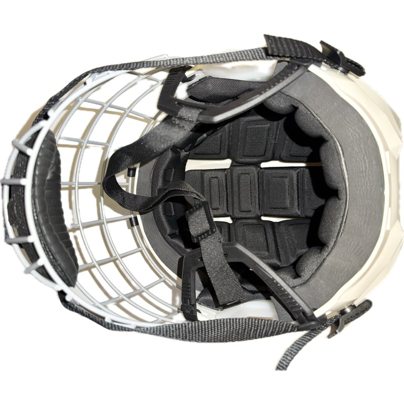 Rodeo Equestrian Bull Riding Protective Helmet White - EPT Bull