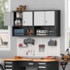 STEELIST Metal Cabinet Wall Mounted, Garage Storage Cabinet Heavy Duty,