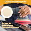 Partuto 1pc 4" 100mm Universal Wool Polishing Buffing Pad -