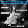 VEHITO Engine Water Pump w/ Thermostat For Chevy/GMC Silverado Sierra